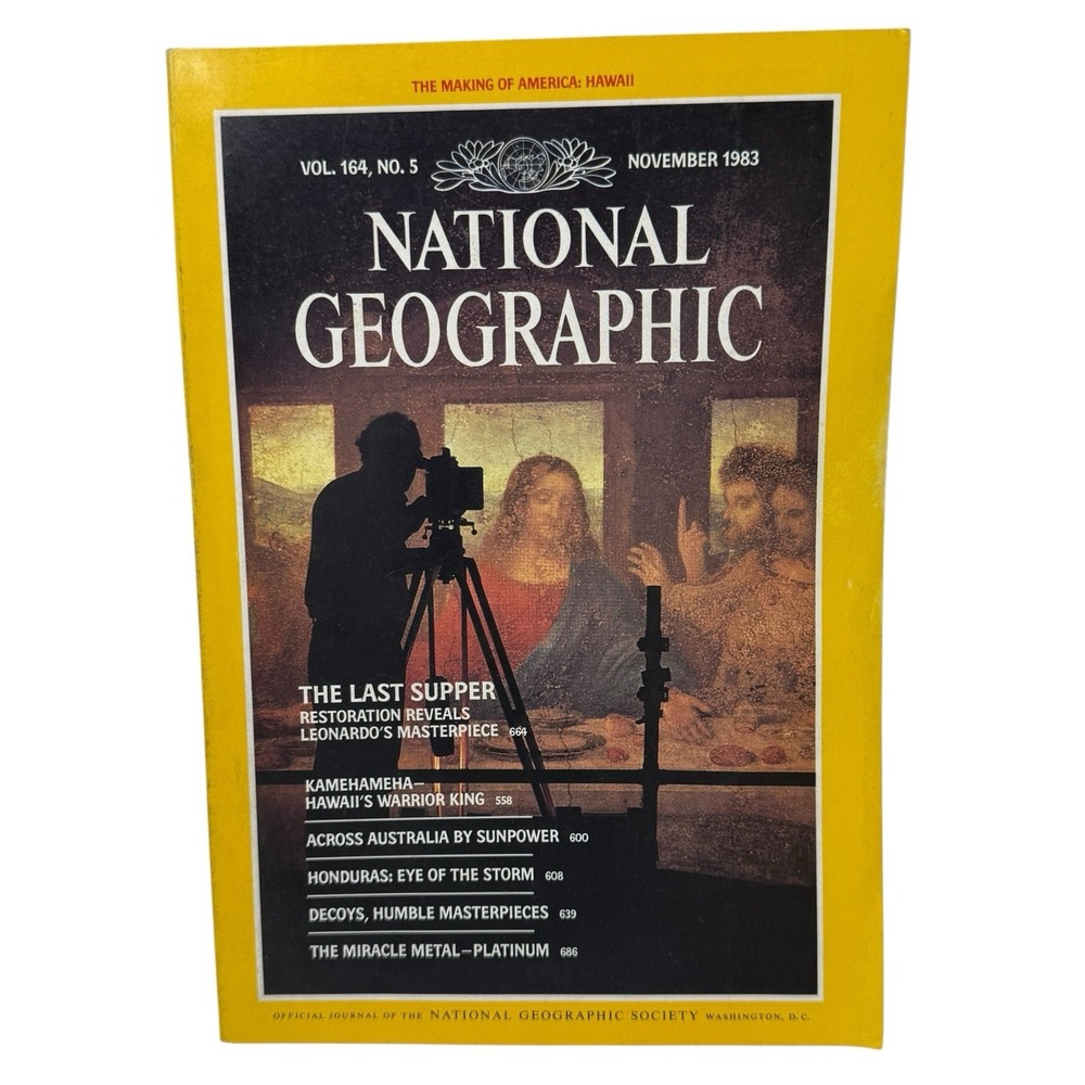 National Geographic Magazine November 1983 The Last Supper‎ Kamehameha Hawaii